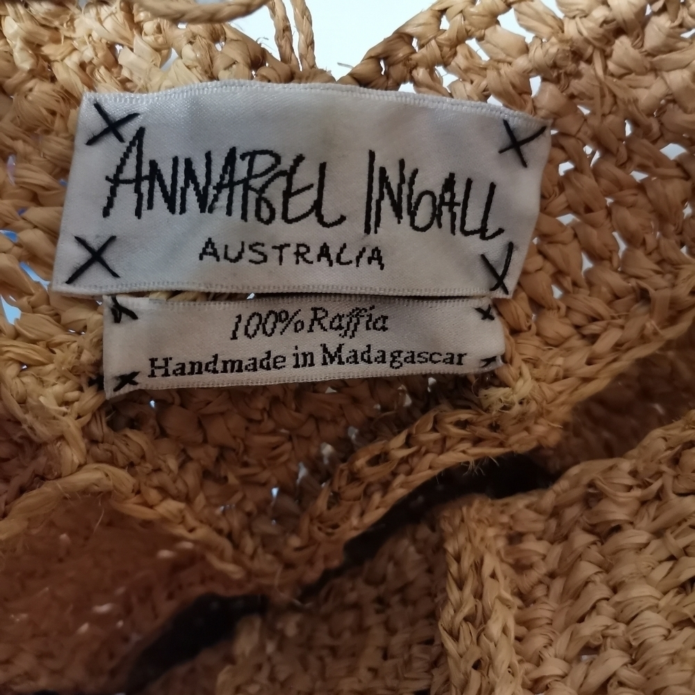 Annabel Ingall Raffia Tote Bag - Picture 9 of 10